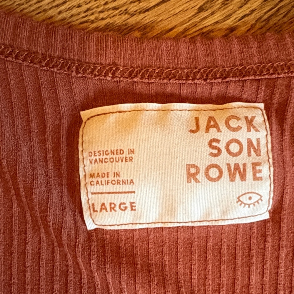 Jackson Rowe Rust Button-Down Shirt - Picture 2 of 5